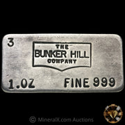1oz The Bunker Hill Company Vintage Silver Art Bar (lowest serial known)