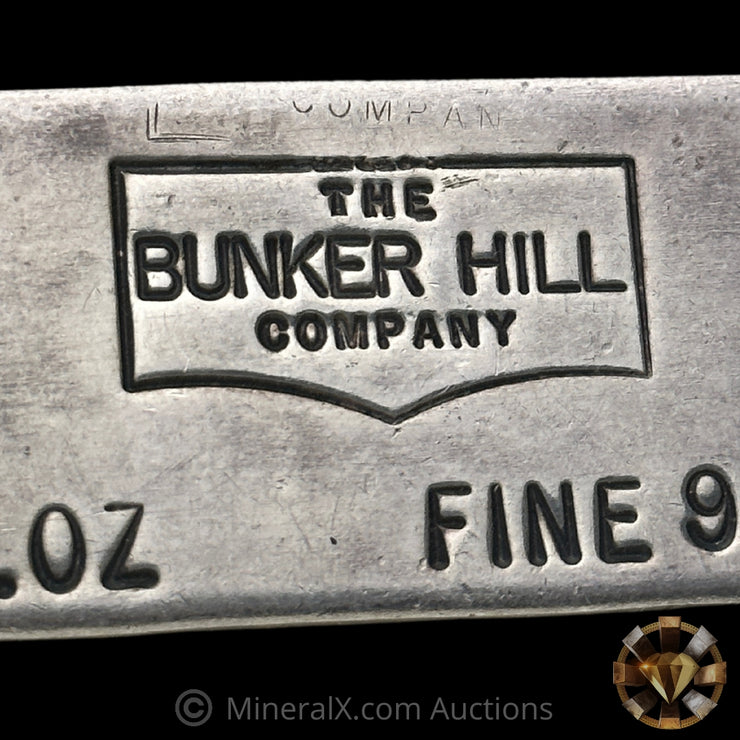 1oz The Bunker Hill Company Vintage Silver Art Bar (lowest serial known)