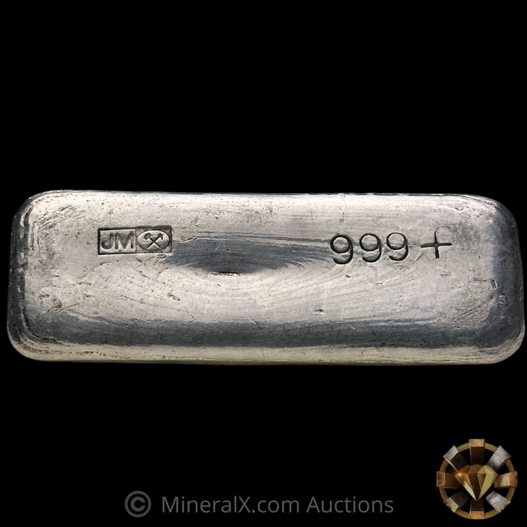 8.56oz (266.2g) 1981 Johnson Matthey JM TSB Bank $100M Vintage Silver Bar