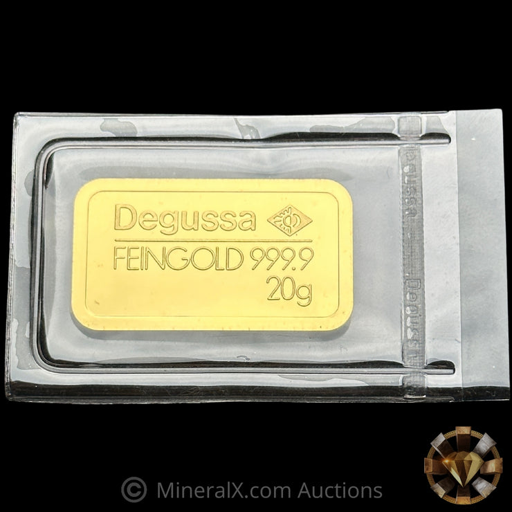 20g Degussa Gold Bar Mint in Original Factory Seal