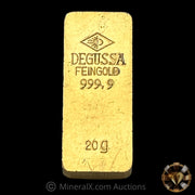 20g Degussa Vintage Gold Bar