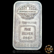 1oz Engelhard Maple Leaf Bull Logo Vintage Silver Art Bar