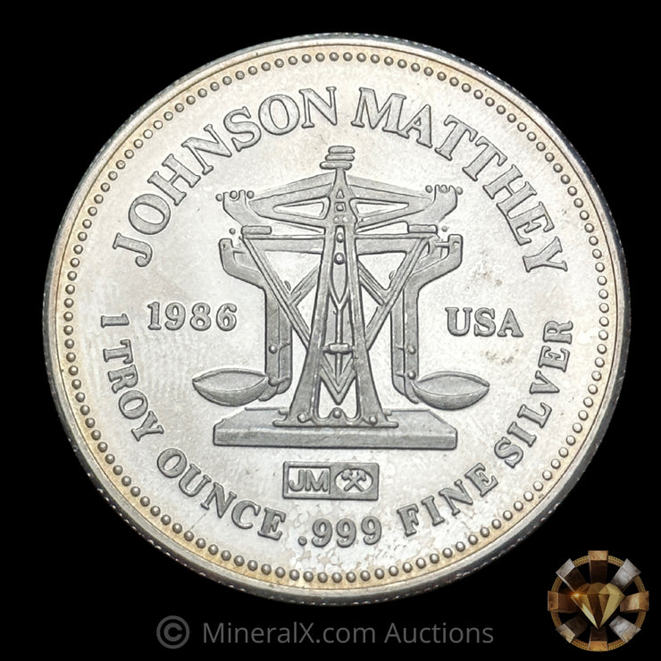 1oz Johnson Matthey JM Freedom The American Way Vintage Silver Coin