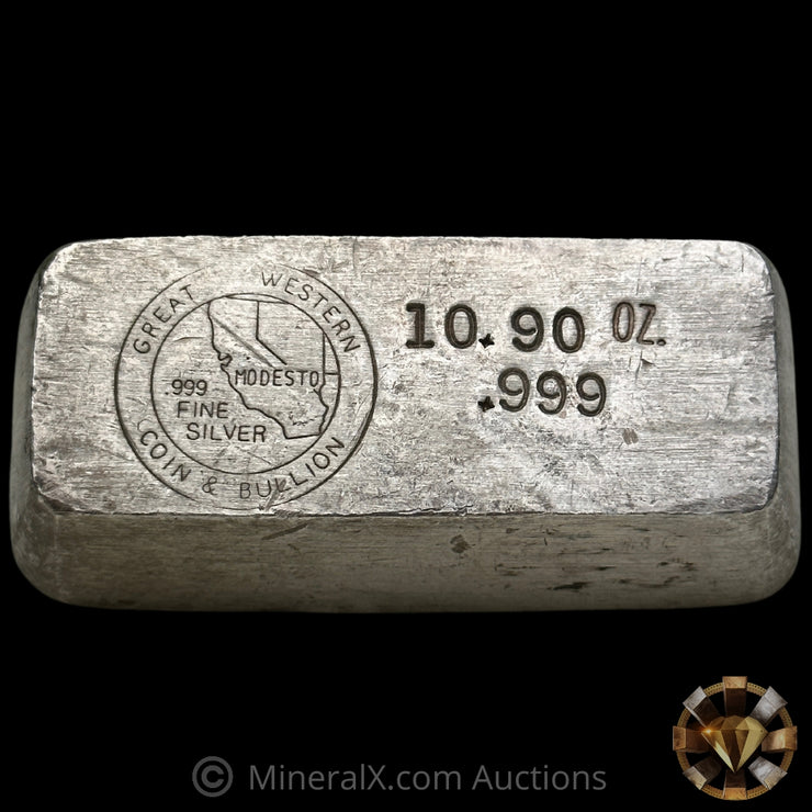 10.90 Great Western Coin & Bullion Vintage Silver Bar