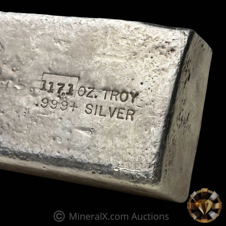 117.1oz Hancock Vintage Silver Bar