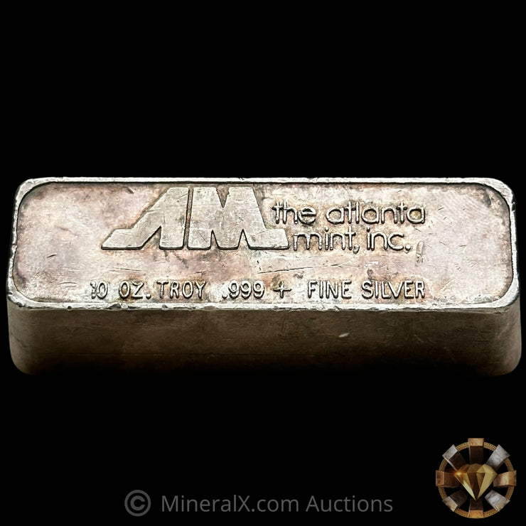 10oz AM The Atlantic Mint Inc Vintage Silver Bar