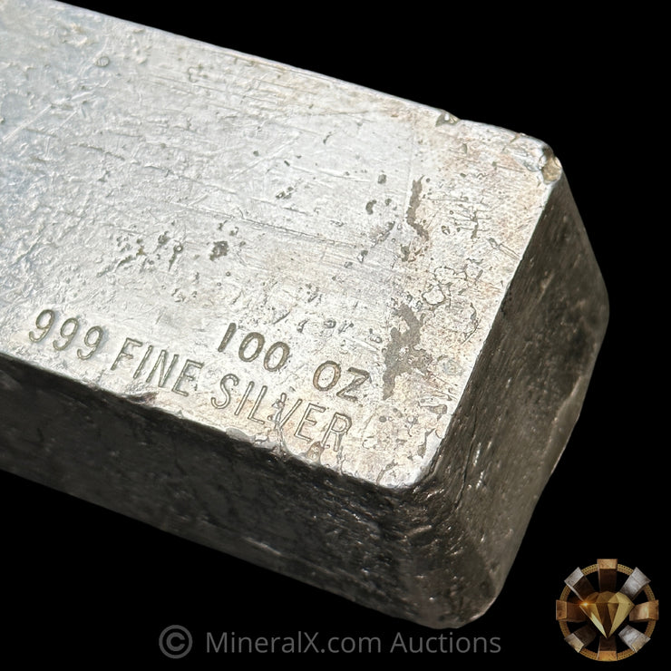 100oz Phoenix Refining Corporation Vintage Silver Bar