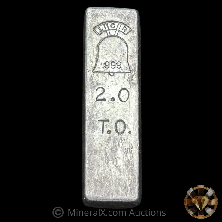 2oz LCR Vintage Silver Bar