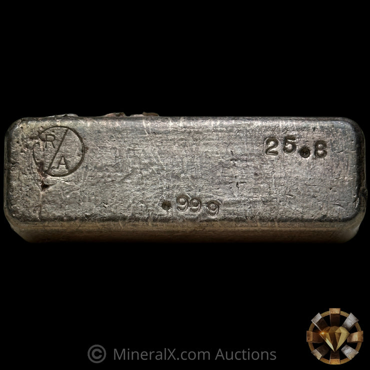 25.8oz RA Vintage Silver Bar