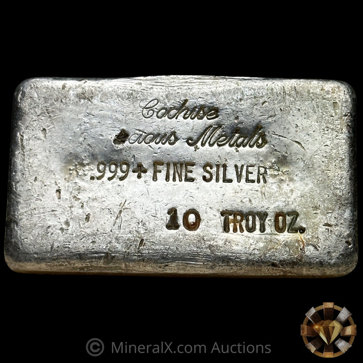 10oz Cochise Precious Metals Vintage Silver Bar