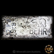 12.80 Behr Vintage Silver Bar with Double Strike Lettering