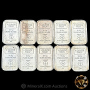 x10 1oz AMARK USVI Vintage Stacker Silver Bars