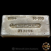 50oz Engelhard Bull Logo Vintage Silver Bar