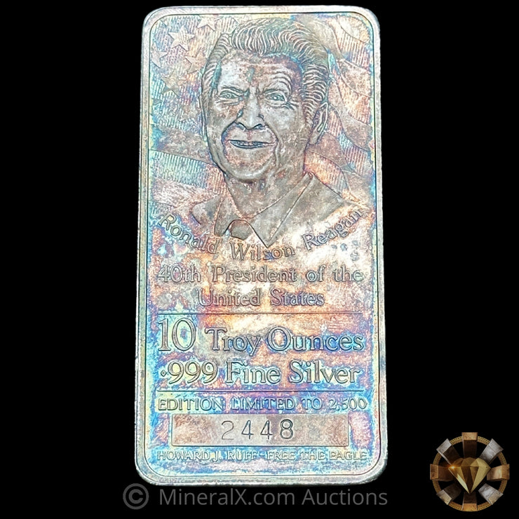 10oz President Ronald Wilson Regan Vintage Silver Bar