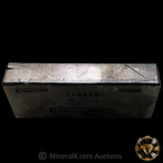 100oz Engelhard Bull Logo Vintage Silver Bar With Striated Reverse & Sides