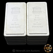 x10 10oz (100oz) Academy "In God We Trust" Vintage Silver Stacker Bars