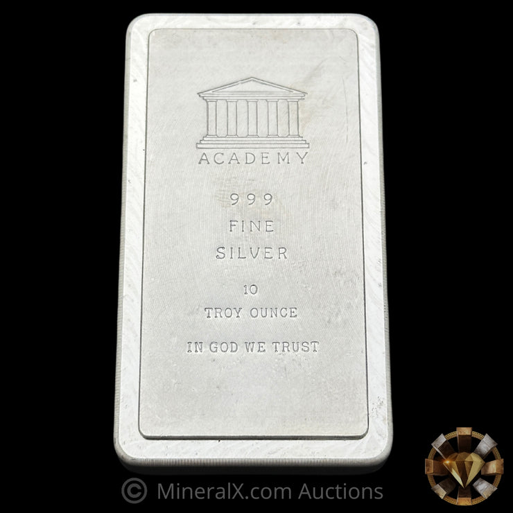 10oz Academy "In God We Trust" Vintage Silver Stacker Bars