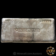 20oz Engelhard Bull Logo Vintage Silver Bar