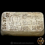 10.37oz Omega Refining Vintage Silver Bar