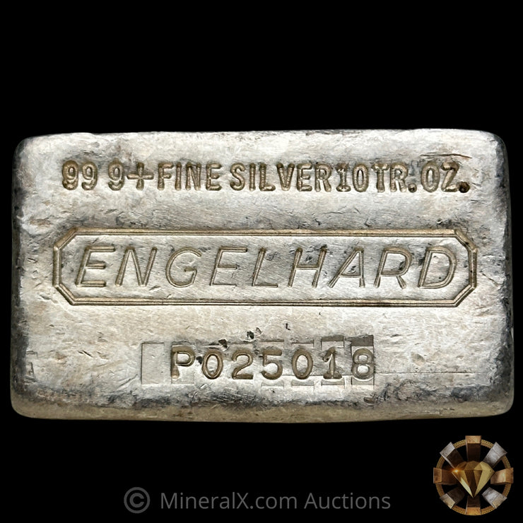 10oz Engelhard Waffleback Vintage Silver Bar