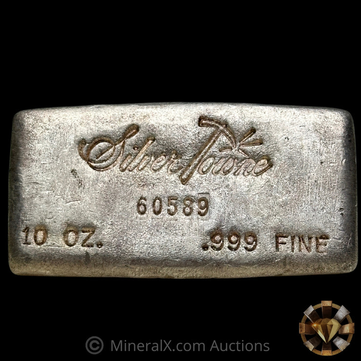 10oz Silvertowne Gridback Vintage Silver Bar