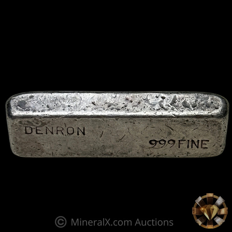 2.07oz Denron (Cripple Creek Relation) Vintage Silver Bar