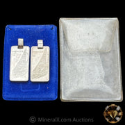 x2 5g Cragside Australia Americas Cup 1983 "We Did It" Vintage Silver Pendant Bars