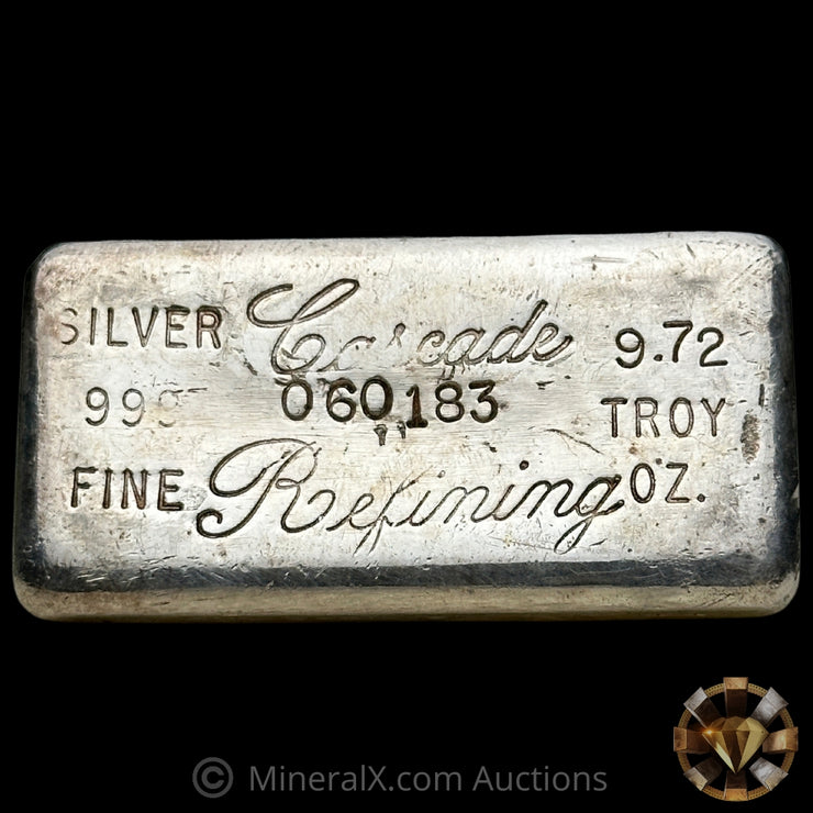 9.72oz Cascade Refining Vintage Silver Bar