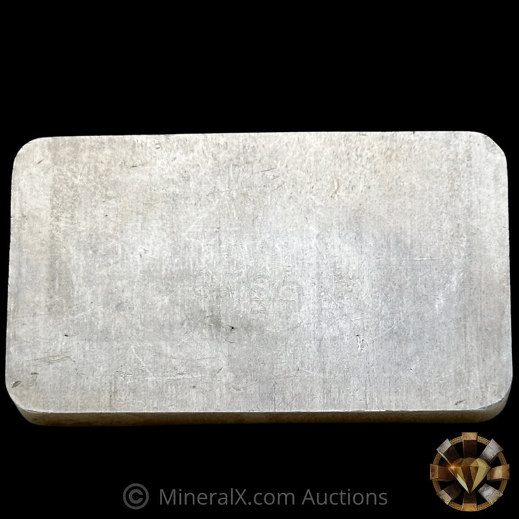 10oz Engelhard Gold Standard 11th Series Reverse Weight/Purity Stamp Variety Vintage Silver Bar