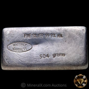 504g Matthey Garrett MG Australia Vintage Silver Bar