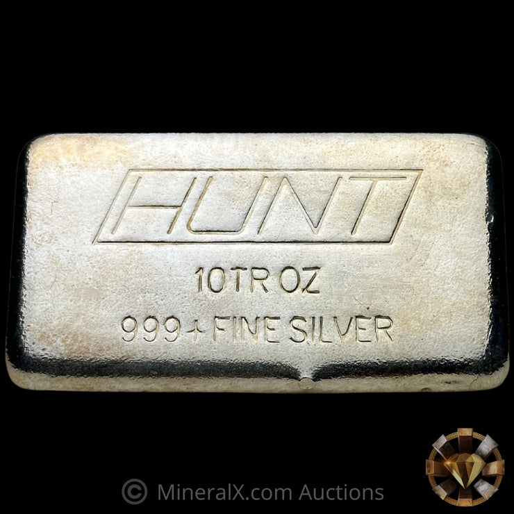 10oz Hunt Silver Bar