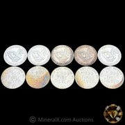 x10 1oz Misc Vintage Silver Coin Lot