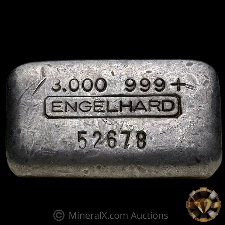 3oz Engelhard Vintage Silver Bar