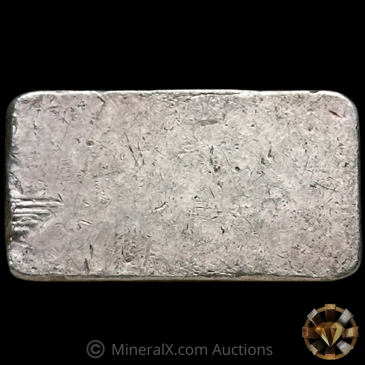 1oz Comstock Mold "T.OZ" Vintage Silver Bar