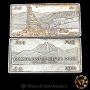 x2 3oz W H Foster Vintage Silver Bars