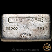 10oz Engelhard 1st Series Top Hallmark Handstamped "No + 999" Vintage Silver Bar With Low Serial For The Variety