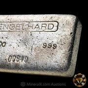 10oz Engelhard 1st Series Top Hallmark Handstamped "No + 999" Vintage Silver Bar With Low Serial For The Variety