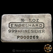 10oz Engelhard 6th Series T OZ Vintage Silver Bar With Low Serial