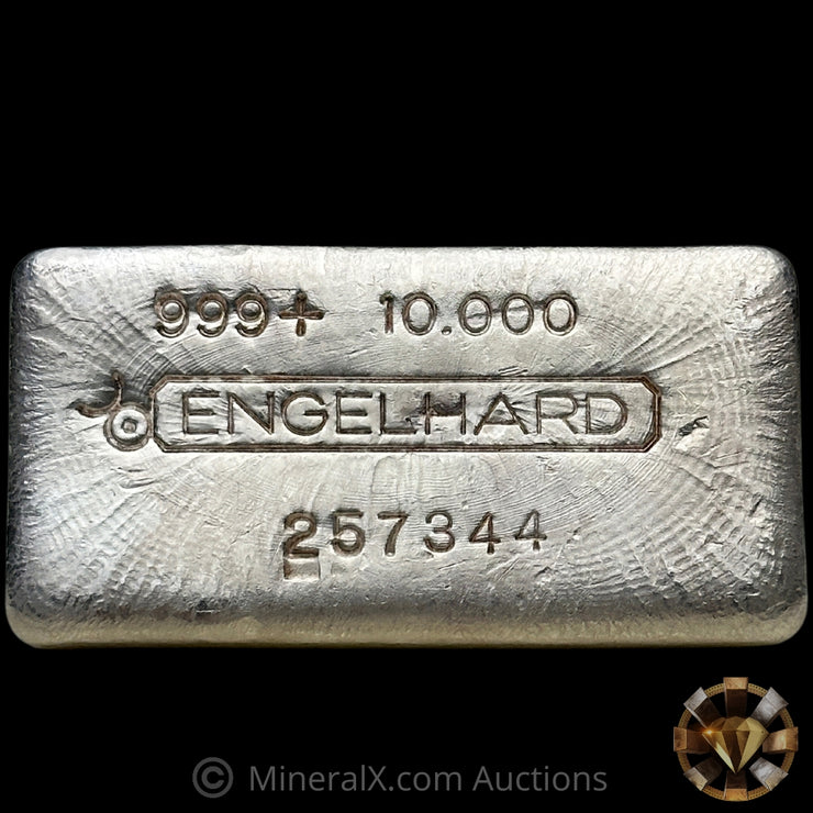 10oz Engelhard Bull Logo Vintage Silver Bar