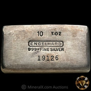 10oz Engelhard 5th Series Vintage Silver Bar With Unique Reverse Stampings