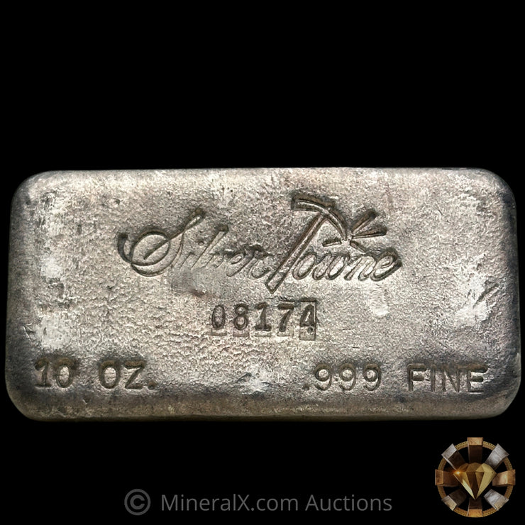 10oz Silvertowne Gridback Vintage Silver Bar