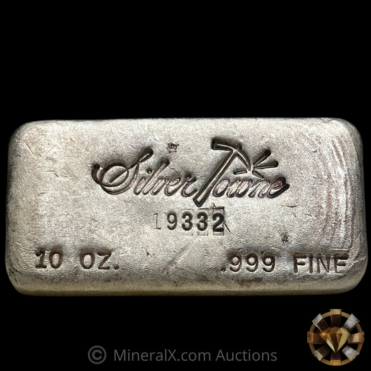 10oz Silvertowne Gridback Vintage Silver Bar