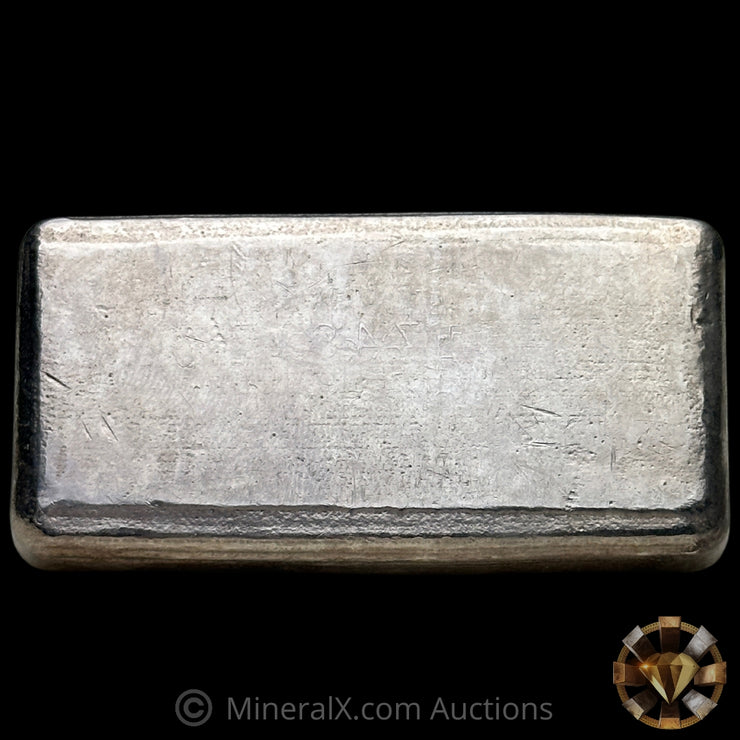 10oz Engelhard Floating Decimal Bull Logo Vintage Silver Bar