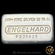 10oz Engelhard P Loaf Vintage Silver Bar