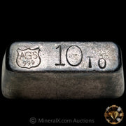 10oz AGS American Gold & Silver Vintage Silver Bar