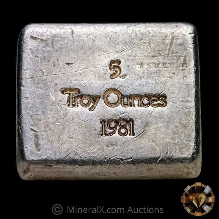 5oz 1981 Academy Vintage Silver Bar