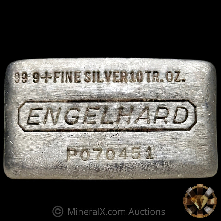 10oz Engelhard Waffleback Vintage Silver bar