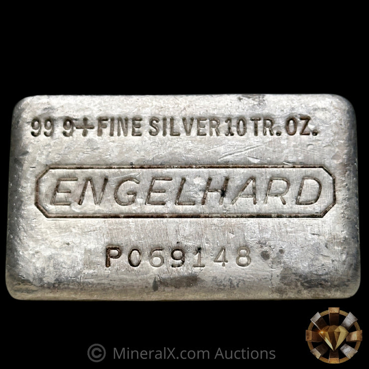 10oz Engelhard Waffleback Vintage Silver bar