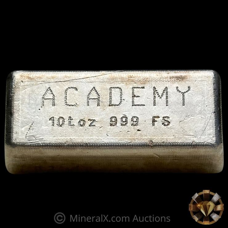 10oz Academy Vintage Silver Bar