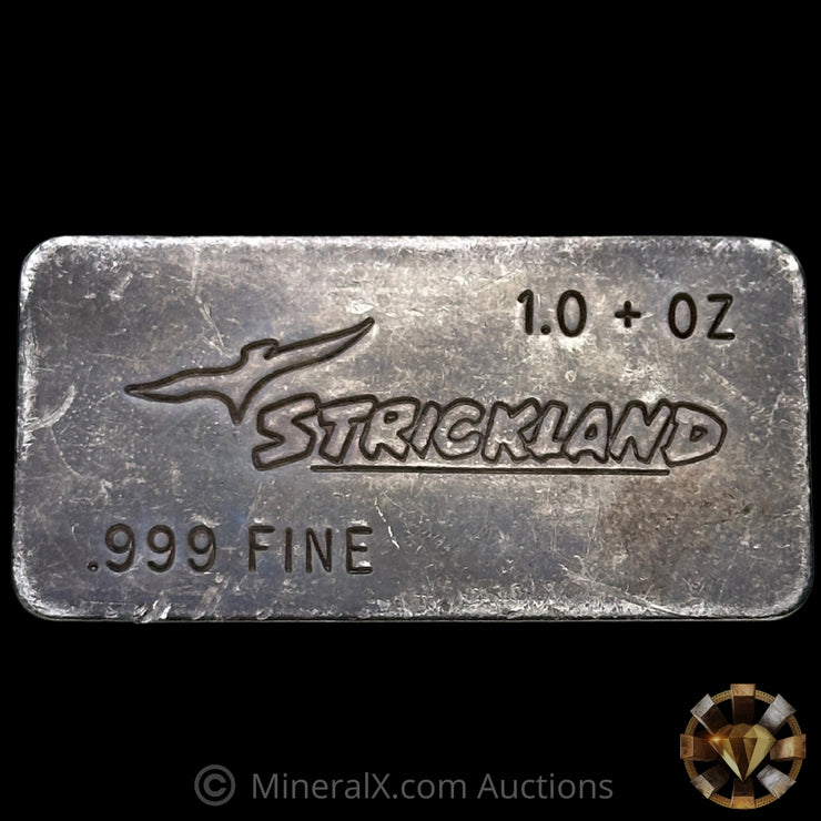 1oz Strickland Vintage Silver Bar